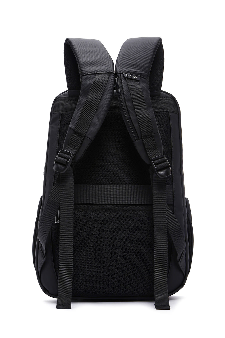 D-Pack Unisex Black Technological Fabric Hardcase Backpack