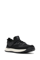 Men's Black Lace-Up Thick Sole Sneaker | Derimod