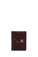 Women's Brown Printed Wallet | Derimod