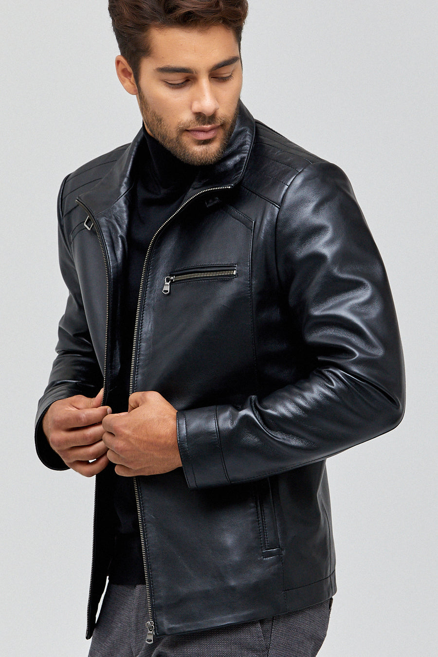 Bernard Men's Leather Jacket