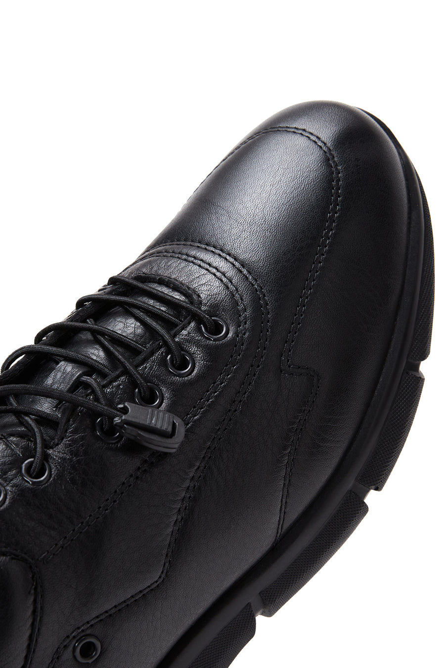 Men's Black Leather Casual Shoes