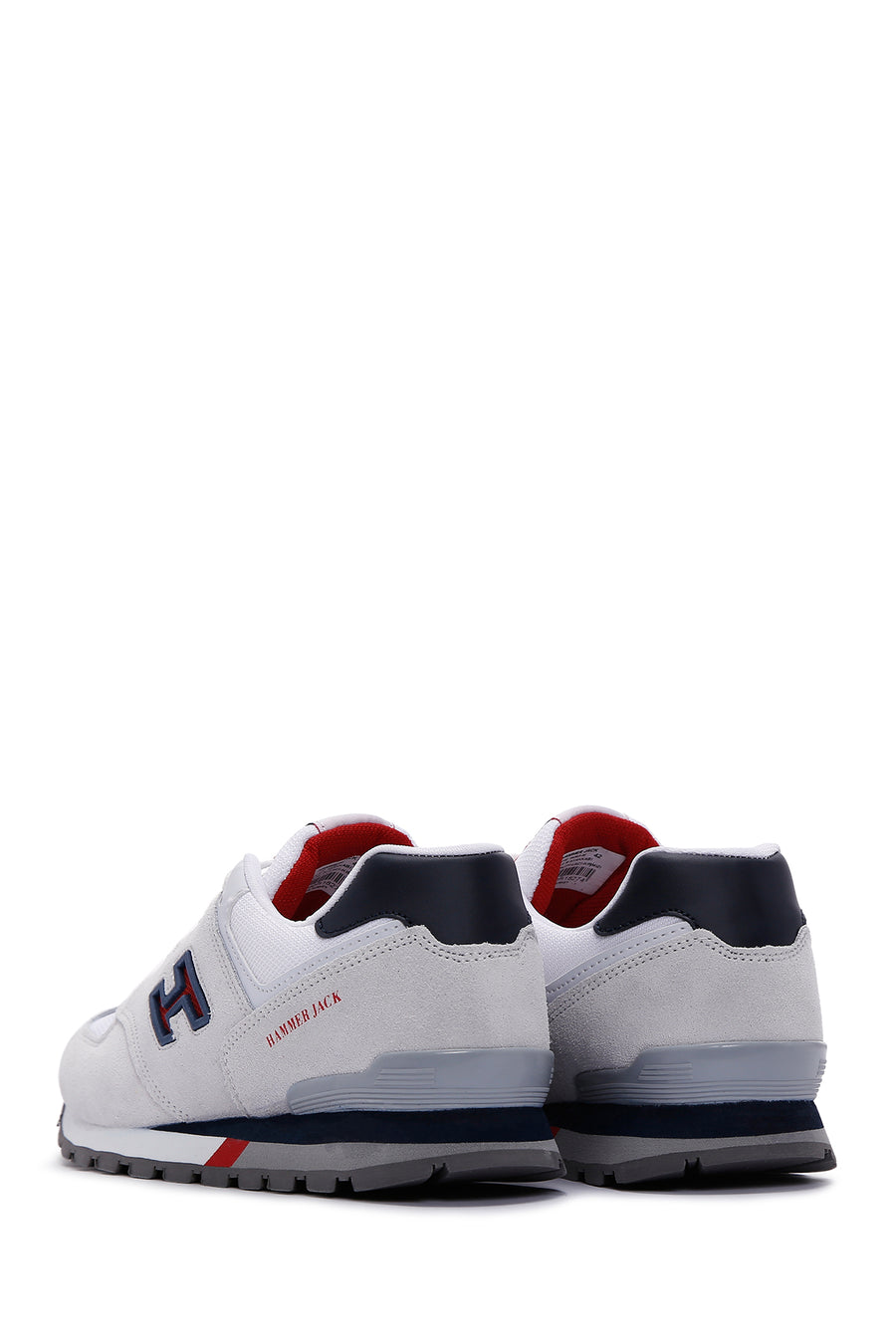 Hammer Jack Erkek Beyaz-Kırmızı Süet Deri Chile M Sneaker