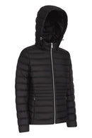 Geox Women's Black Jaysen Hooded Coat | Derimod