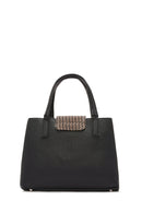 Women's Black Long Strap Fabric Handbag | Derimod