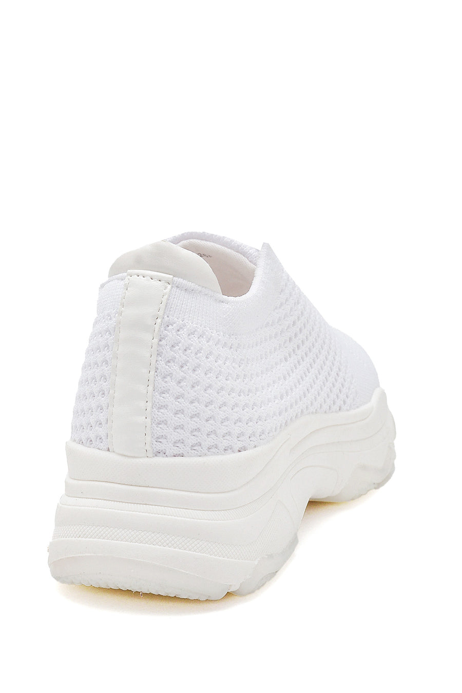 Kadın Beyaz Delikli Sneaker