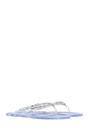 Kadın Şeffaf Parmak Arası Taşlı Jelly Terlik | Derimod