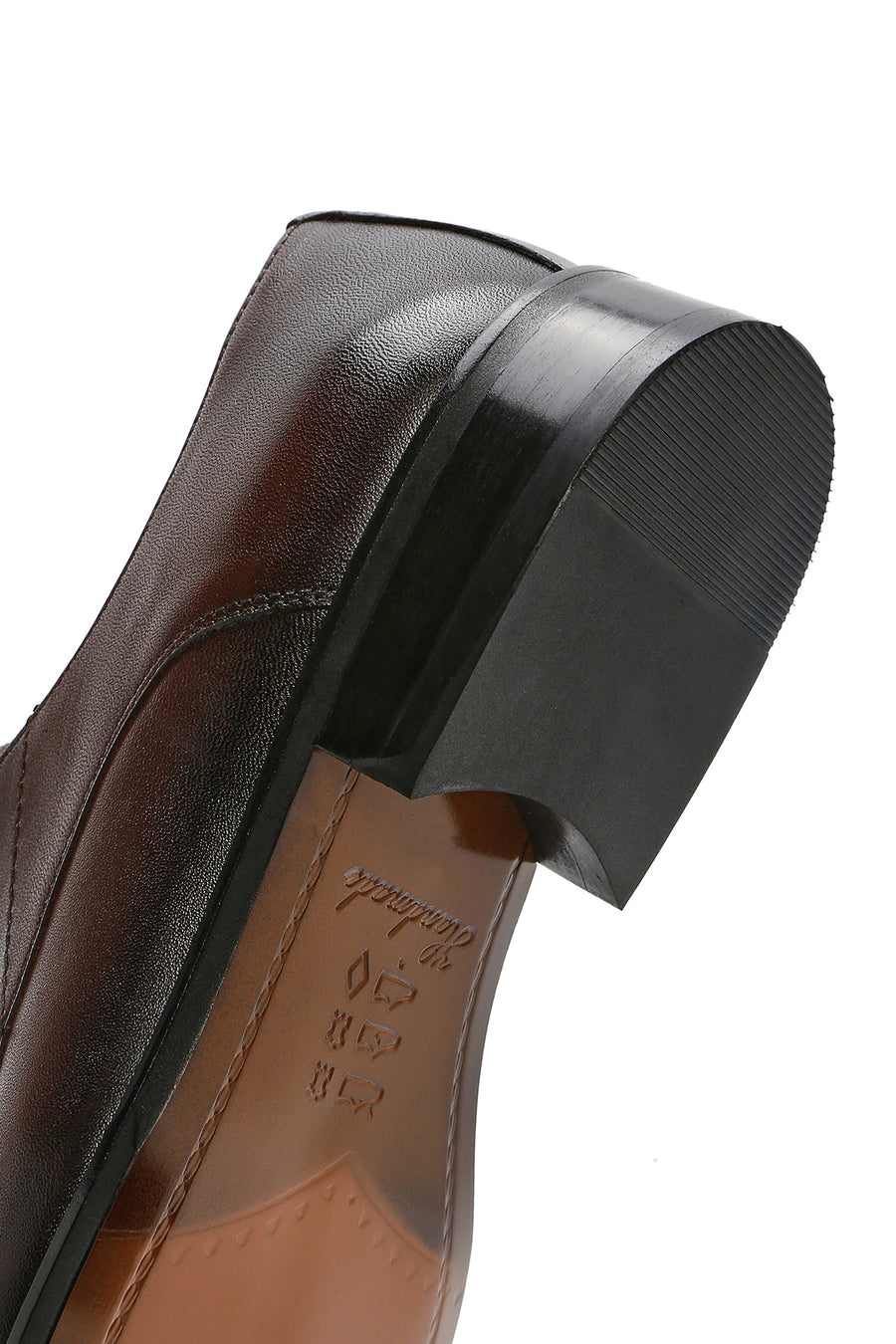 Men's Brown Laced Leather Classic Shoes