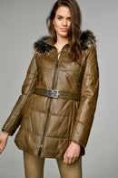 St Moritz Women's Leather Jacket | Derimod