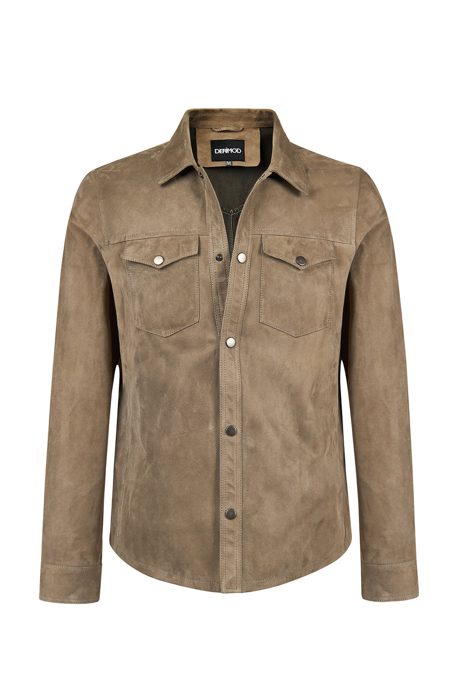 Martinez Male Mink Suede Leather Shirt Jacket