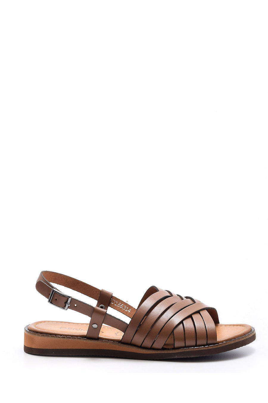 Women's Leather Sandals 19SFD166218 | Derimod