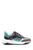 Erkek Deri Şerit Detaylı Sneaker | Derimod
