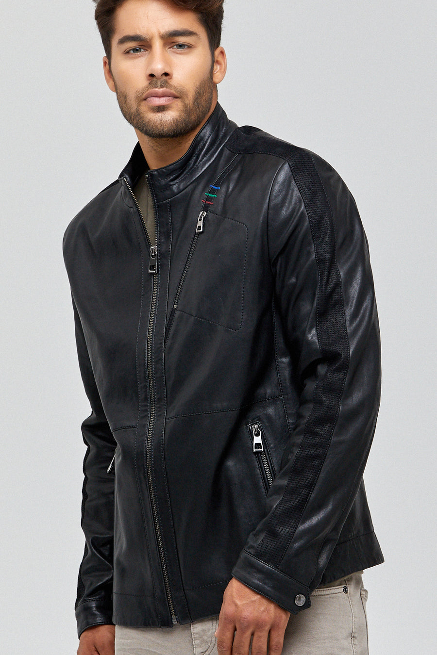 Pique Men's Leather Jacket
