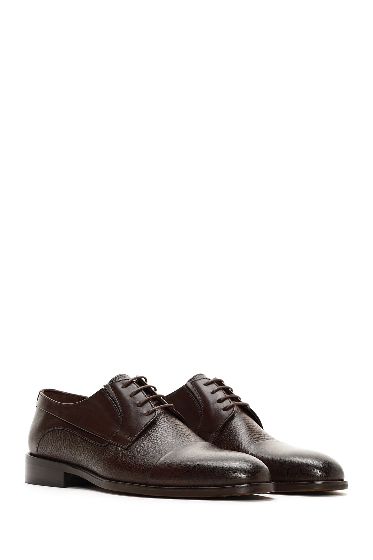 Erkek Kahverengi Deri Klasik Ayakkabı