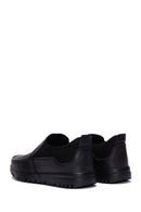 Men's Black Leather Casual Loafer | Derimod