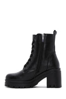 Women's Black Thick Heeled Boots | Derimod