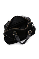 Women's Black Suede Shoulder Bag | Derimod