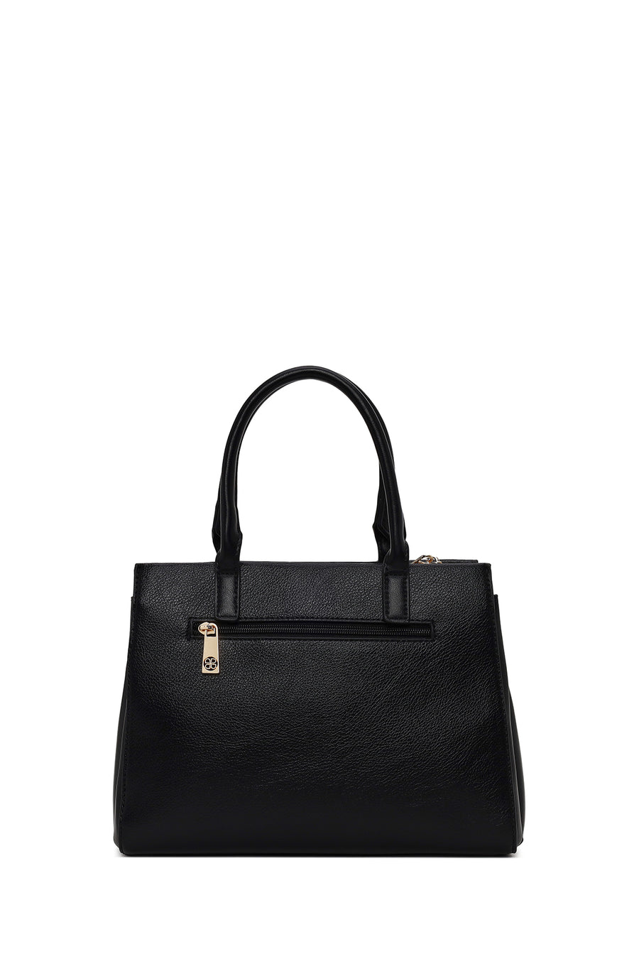 Woman Black Classic Shoulder Bag with Long Strap