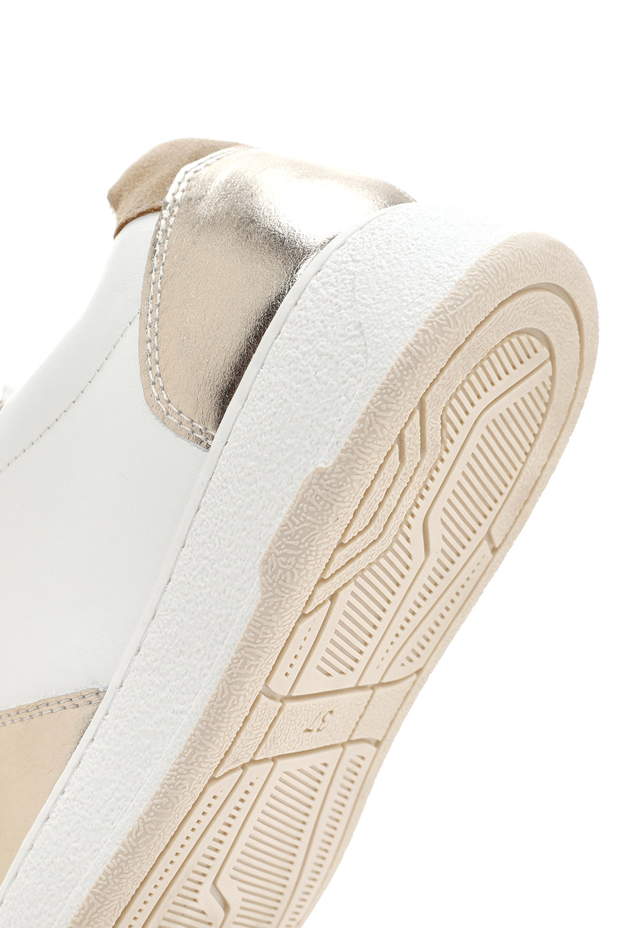 Kadın Altın Deri Sneaker