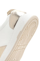 Women's Gold Leather Sneaker | Derimod