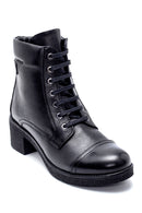 Women's Leather Heeled Boots | Derimod