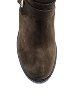 Women's Heeled Suede Leather Boots | Derimod