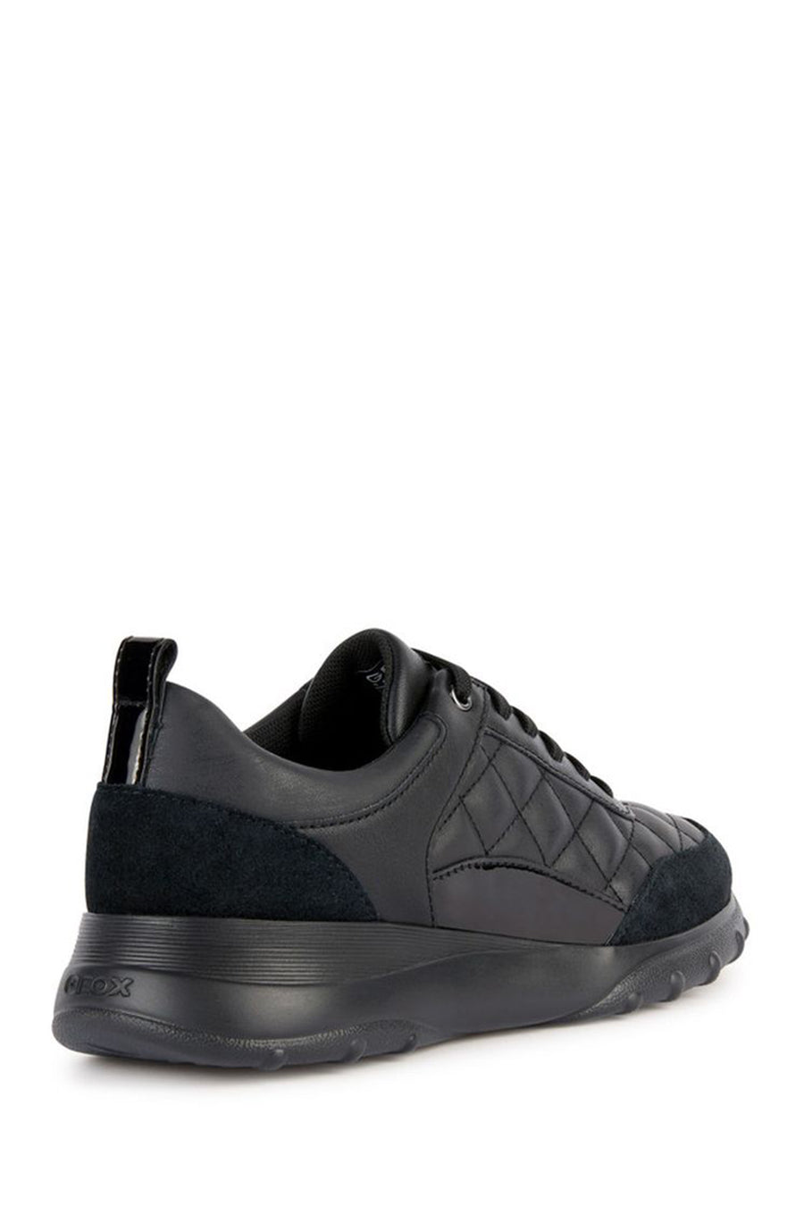 Geox Kadın Siyah Alleniee Bağcıklı Kalın Tabanlı Spor Sneaker