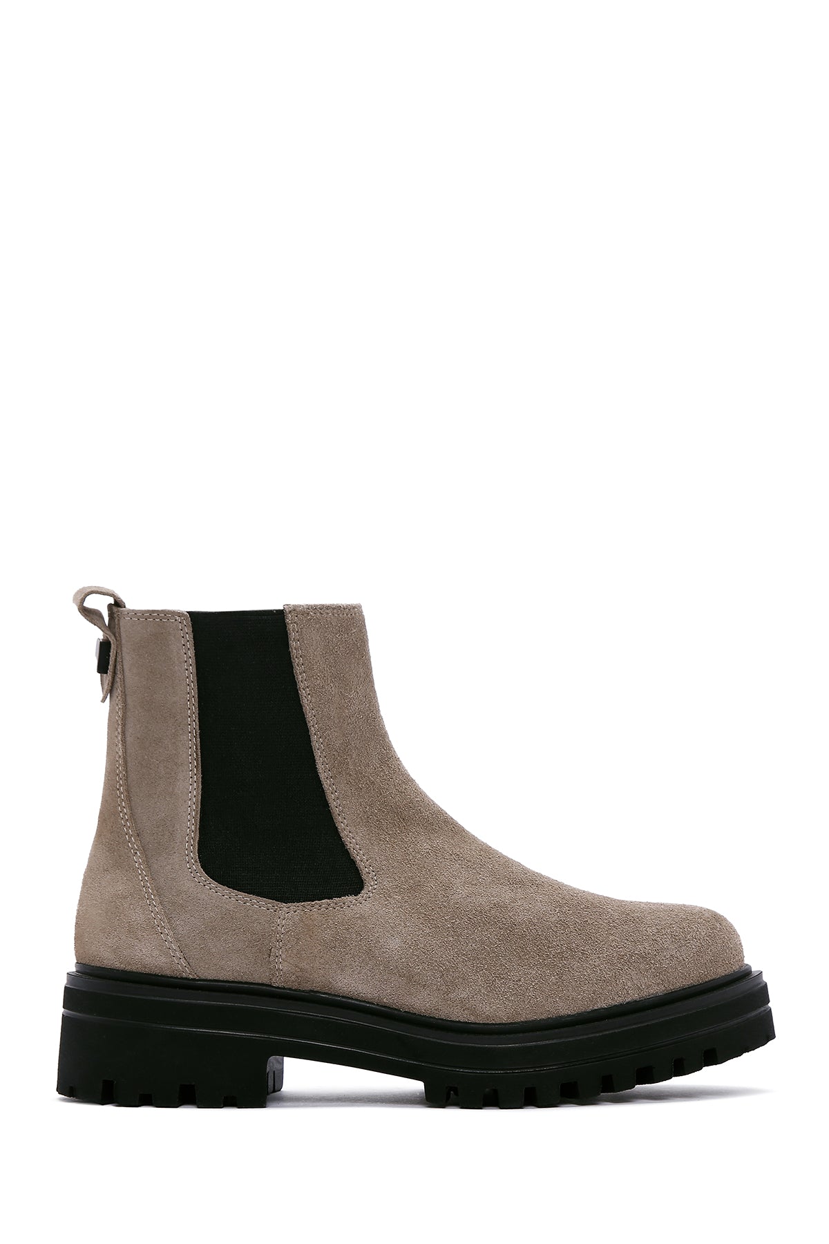 Women's Mink Suede Leather Chelsea Boots 23WFD236510 | Derimod