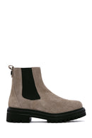 Women's Mink Suede Leather Chelsea Boots | Derimod