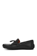 Men's Black Leather Casual Loafer | Derimod
