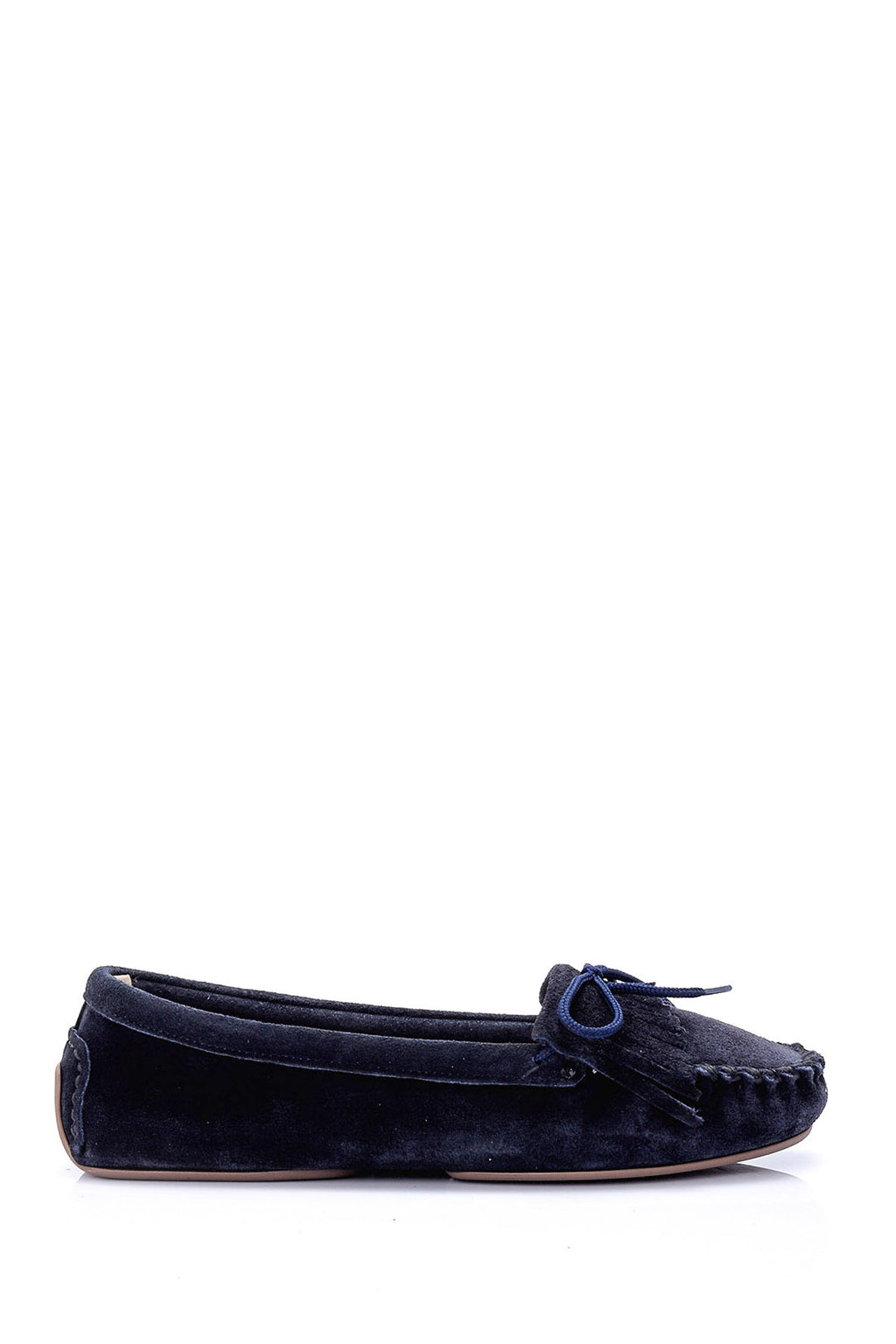 Kadın Süet Deri Loafer