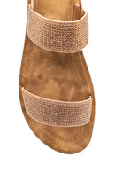 Women's Gold Stone Sandals | Derimod