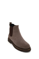 Male Mink Suede Chelsea Boots | Derimod