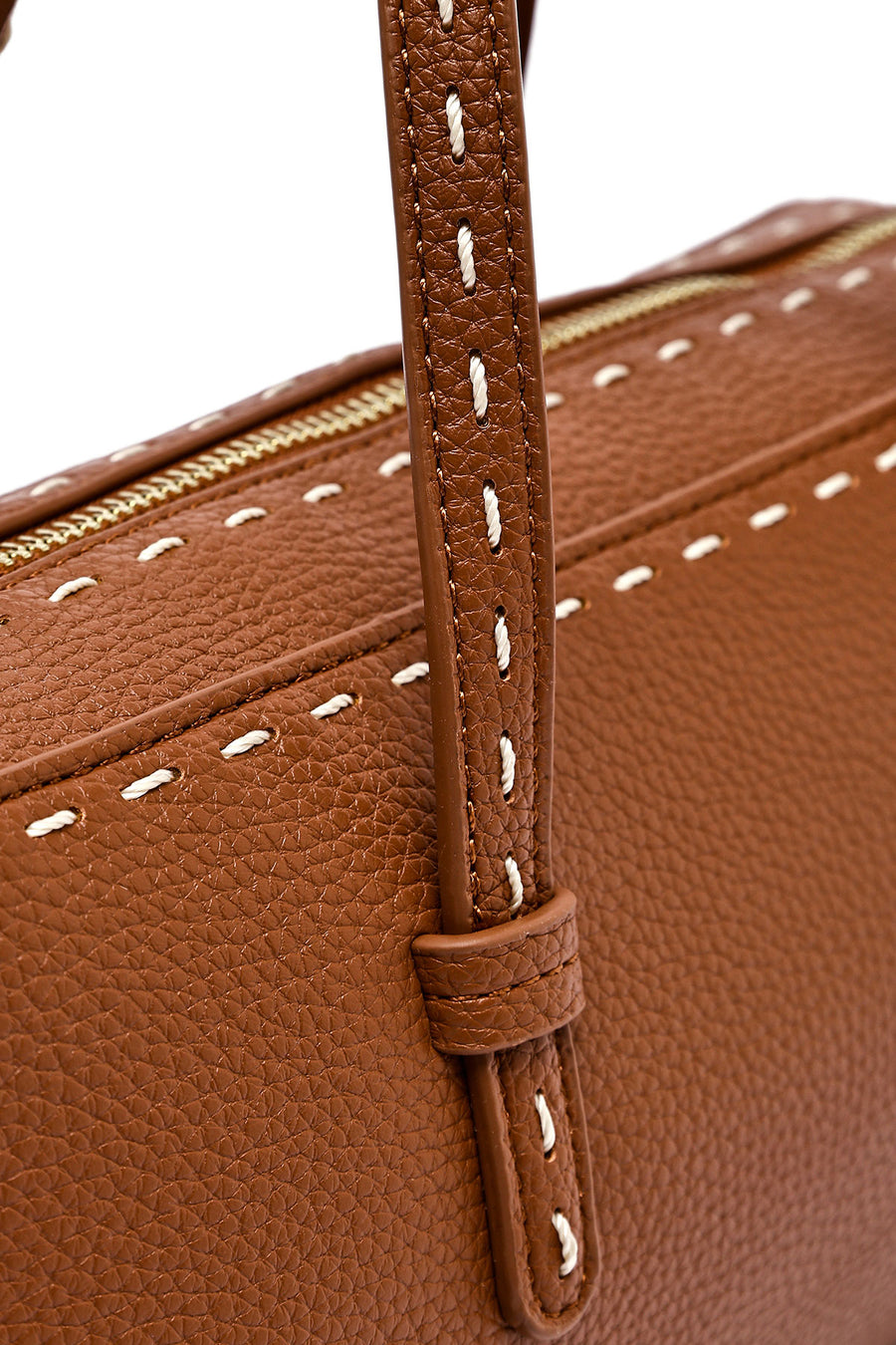 Women's Brown Long Strap Shoulder Bag