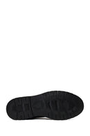 Male Black Lace-up Leather Casual Boots | Derimod