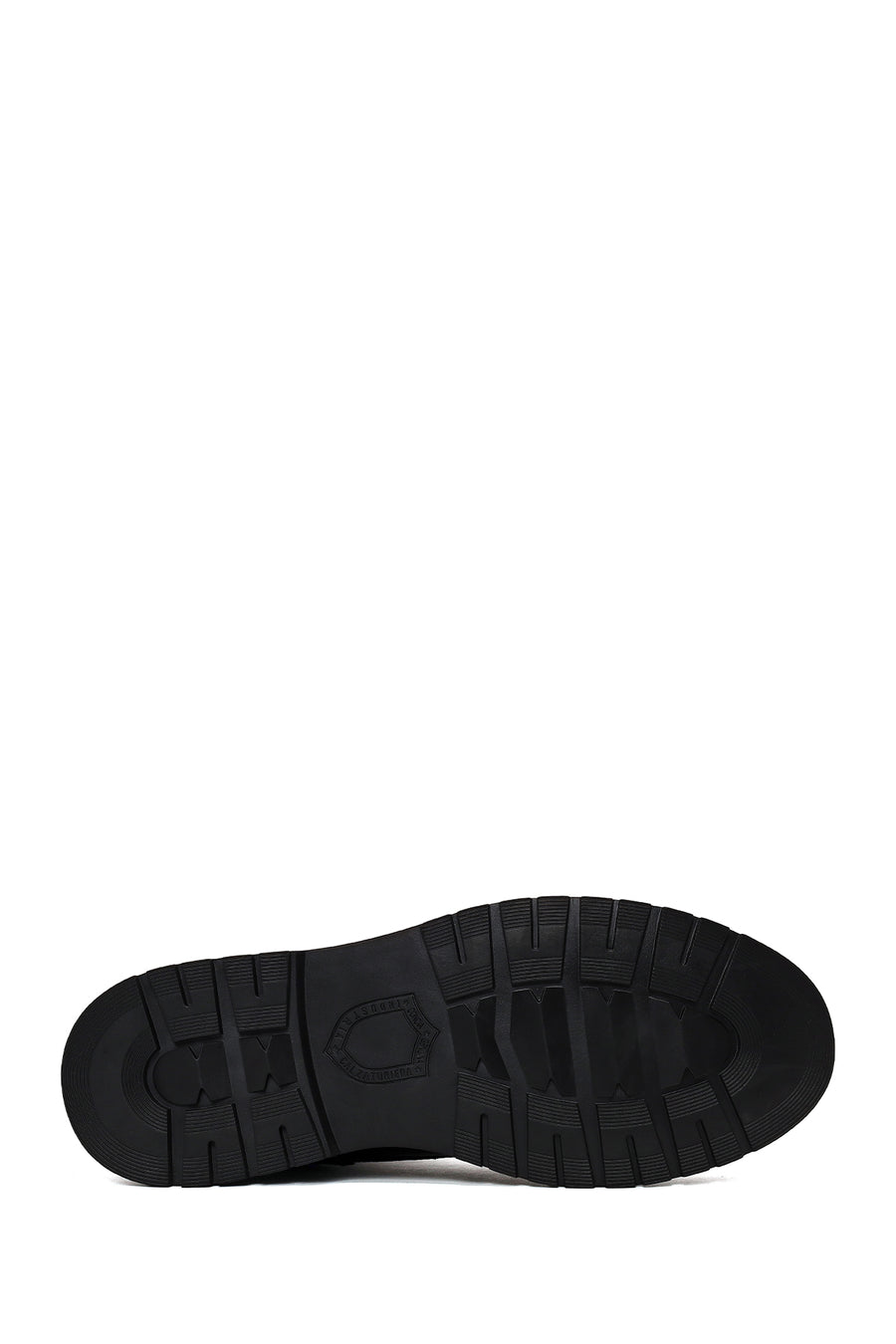 Male Black Lace-up Leather Casual Boots