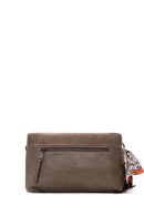 Women's Mink Long Strap Accessory Detailed Suede Crossbody Bag | Derimod