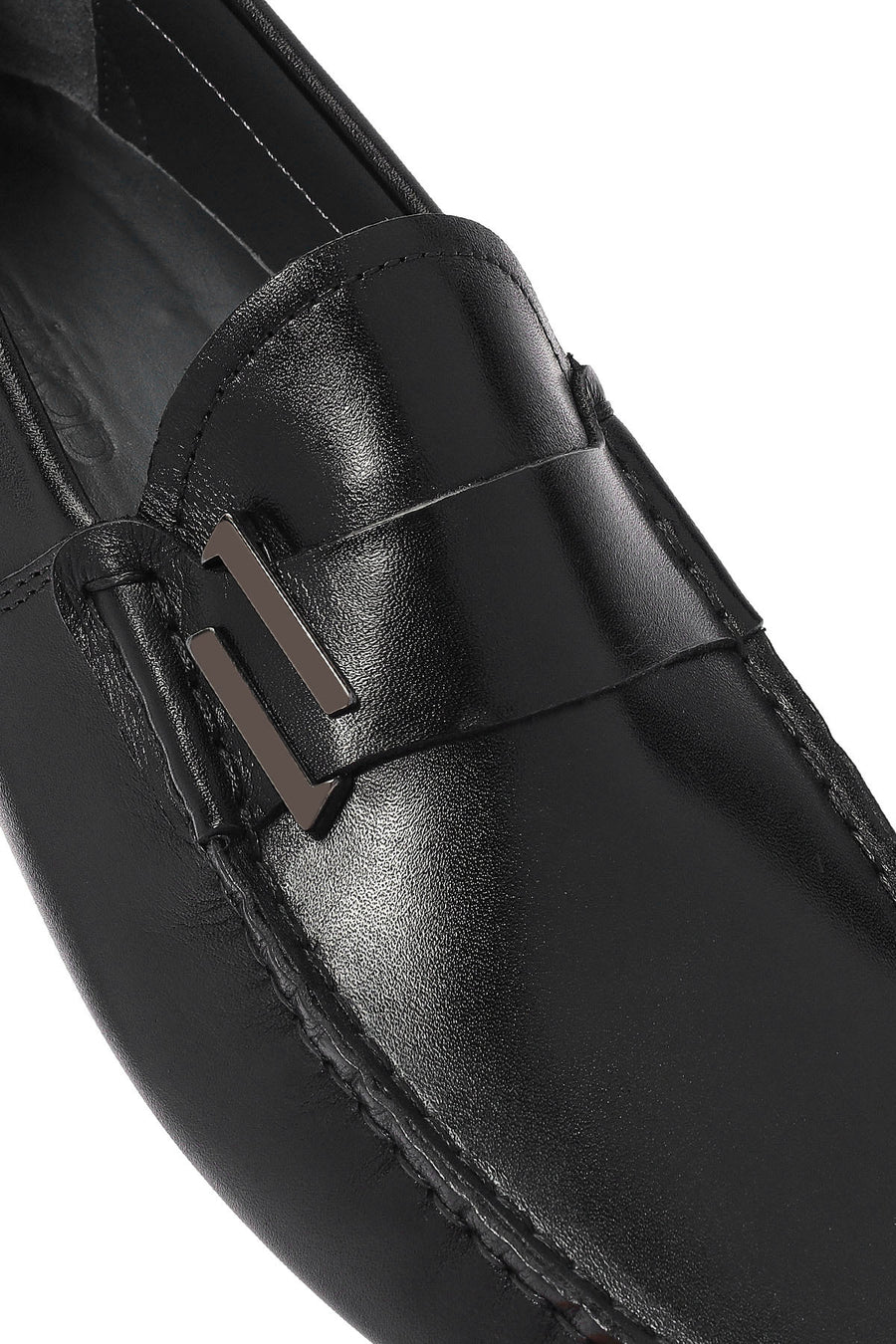 
Men's Black Leather Casual Loafer

