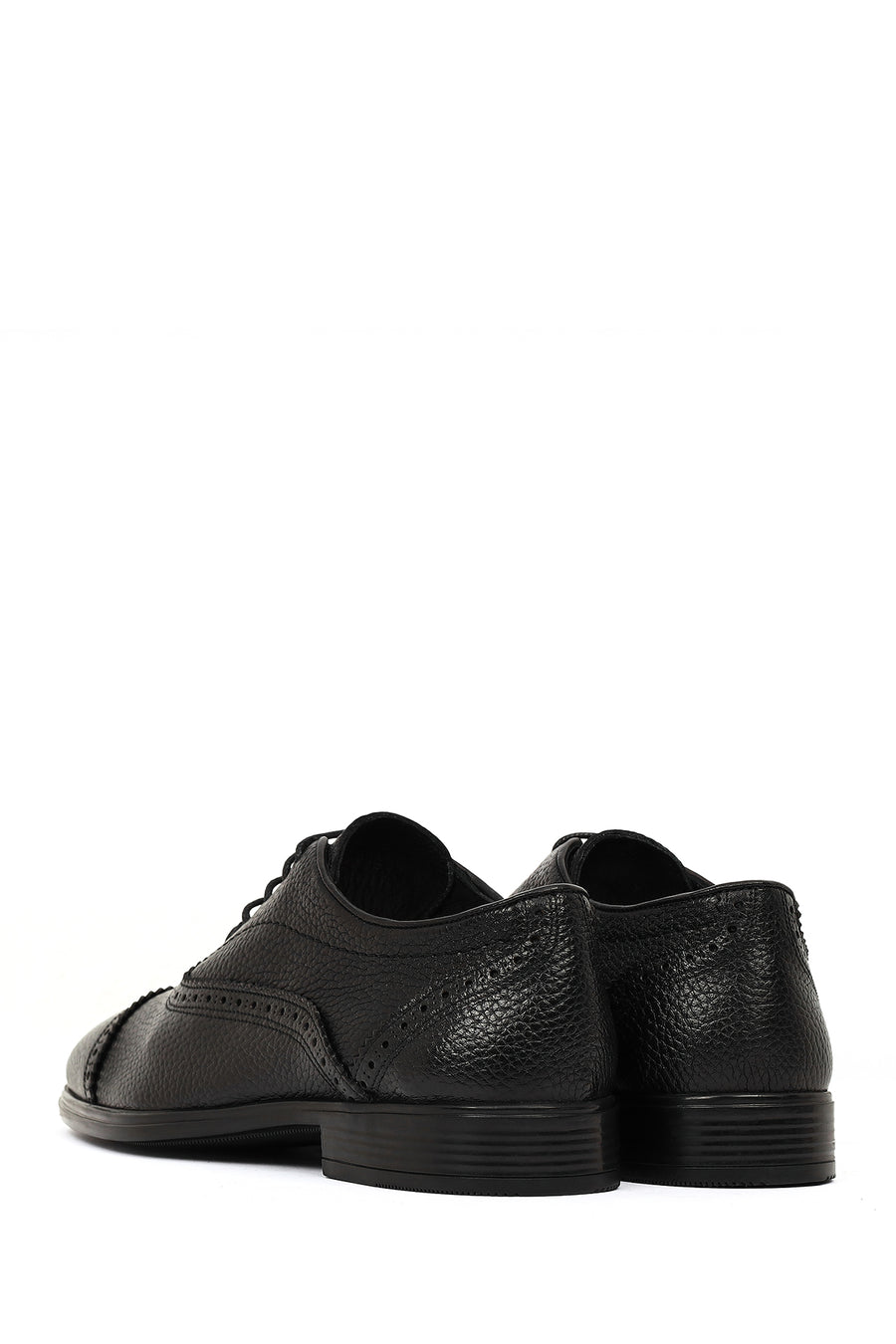 Men's Black Lace-up Classic Leather Shoes