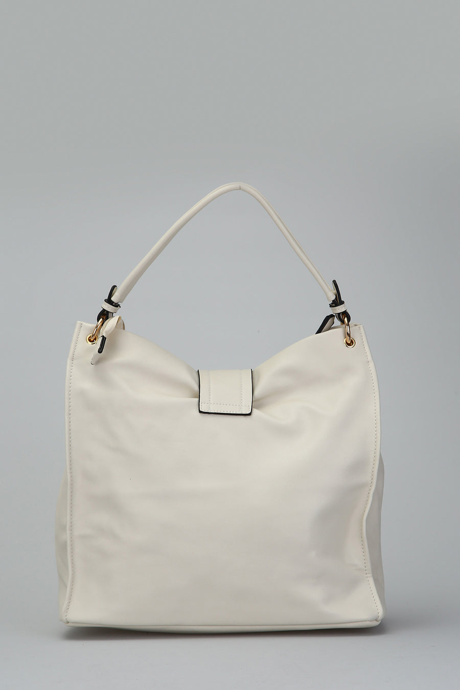 Star Detailed Cream Women's Shoulder Bag