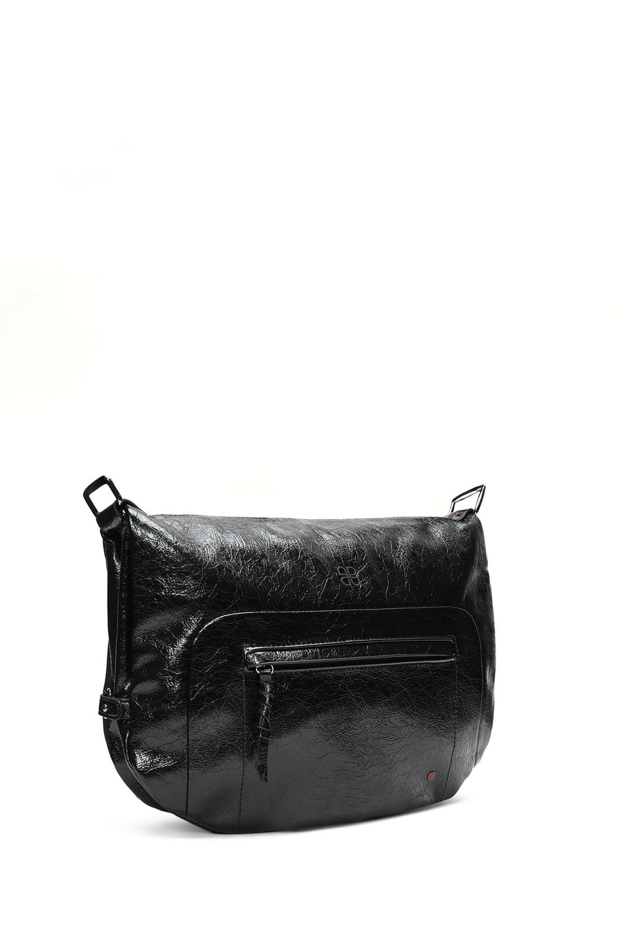 Women's Black Long Strap Shoulder Bag
