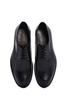 Men's Black Laced Leather Classic Shoes | Derimod