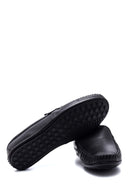 Men's Black Leather Casual Loafer | Derimod