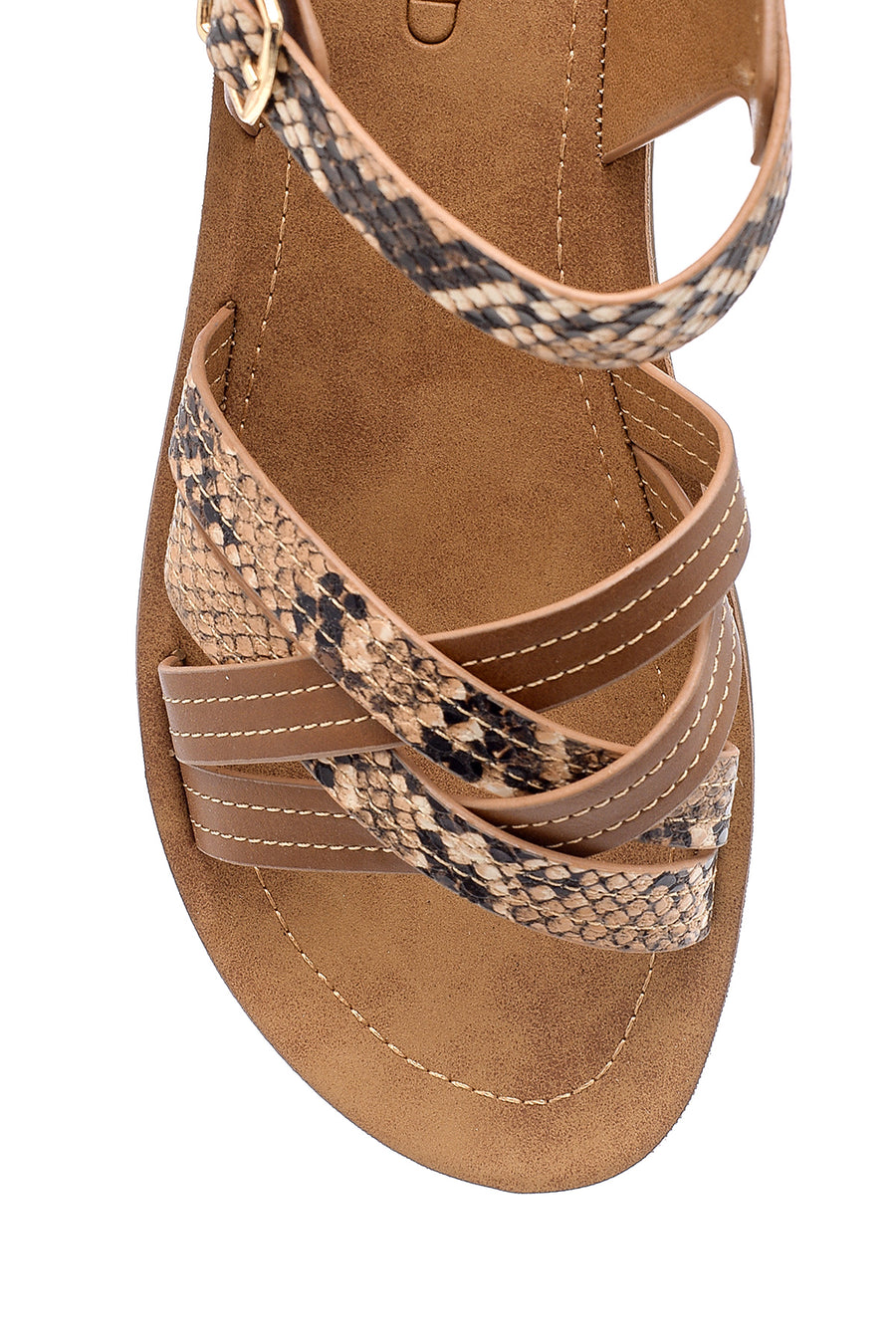 Women's Snakeskin Patterned Sandals