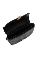 Women's Black Long Strap Crocodile Patterned Shoulder Bag | Derimod