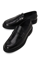 Erkek Siyah Deri Casual Loafer | Derimod
