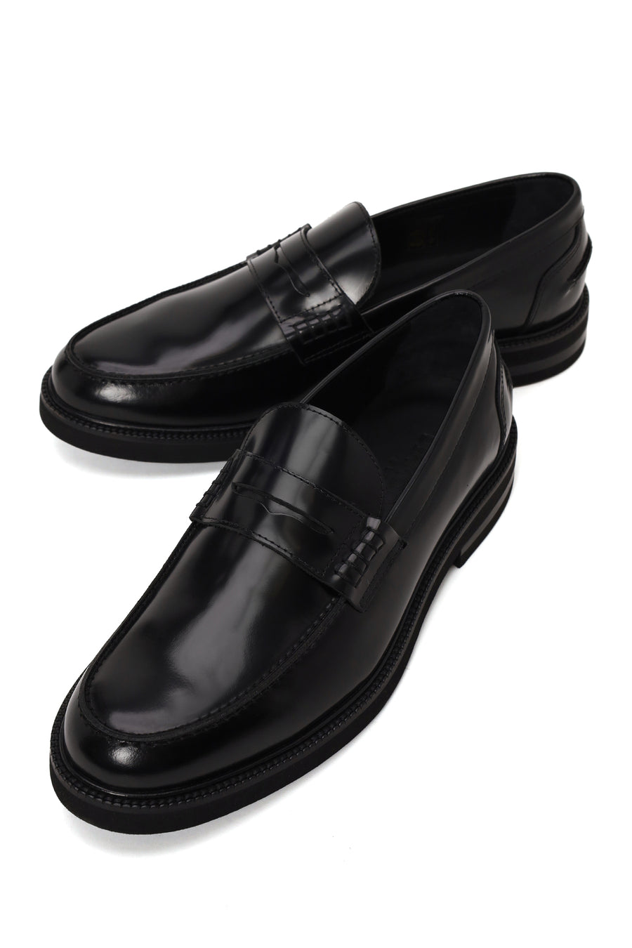 Erkek Siyah Deri Casual Loafer