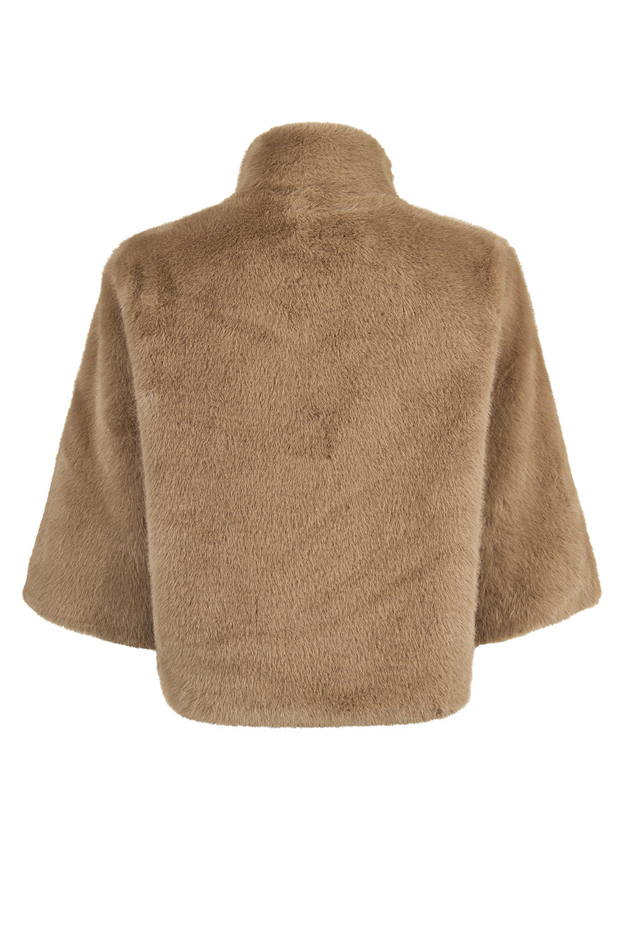 Ampezzo Woman Beige Short Teddy Coats