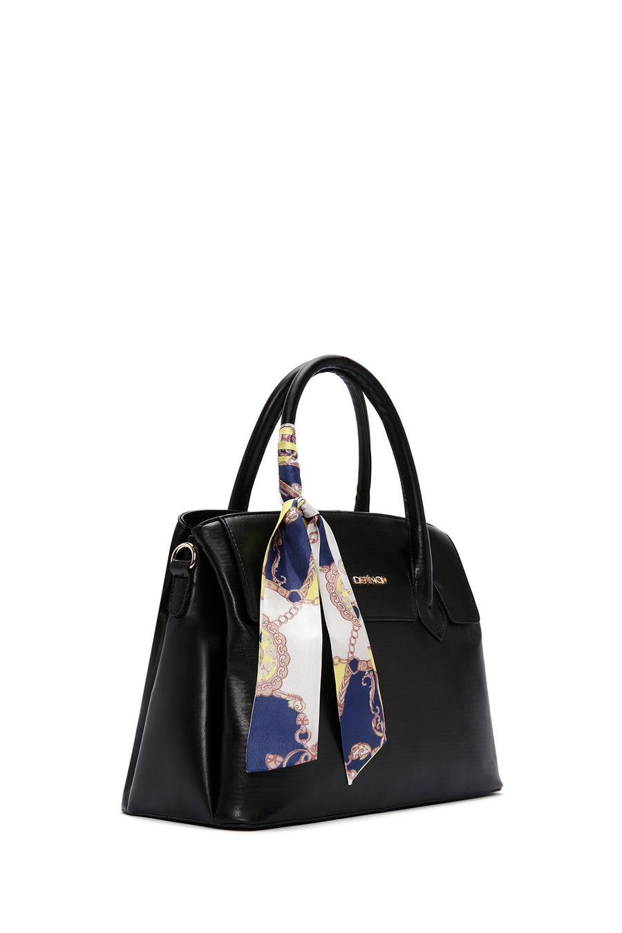 Women's Black Long Strap Accessory Handbag