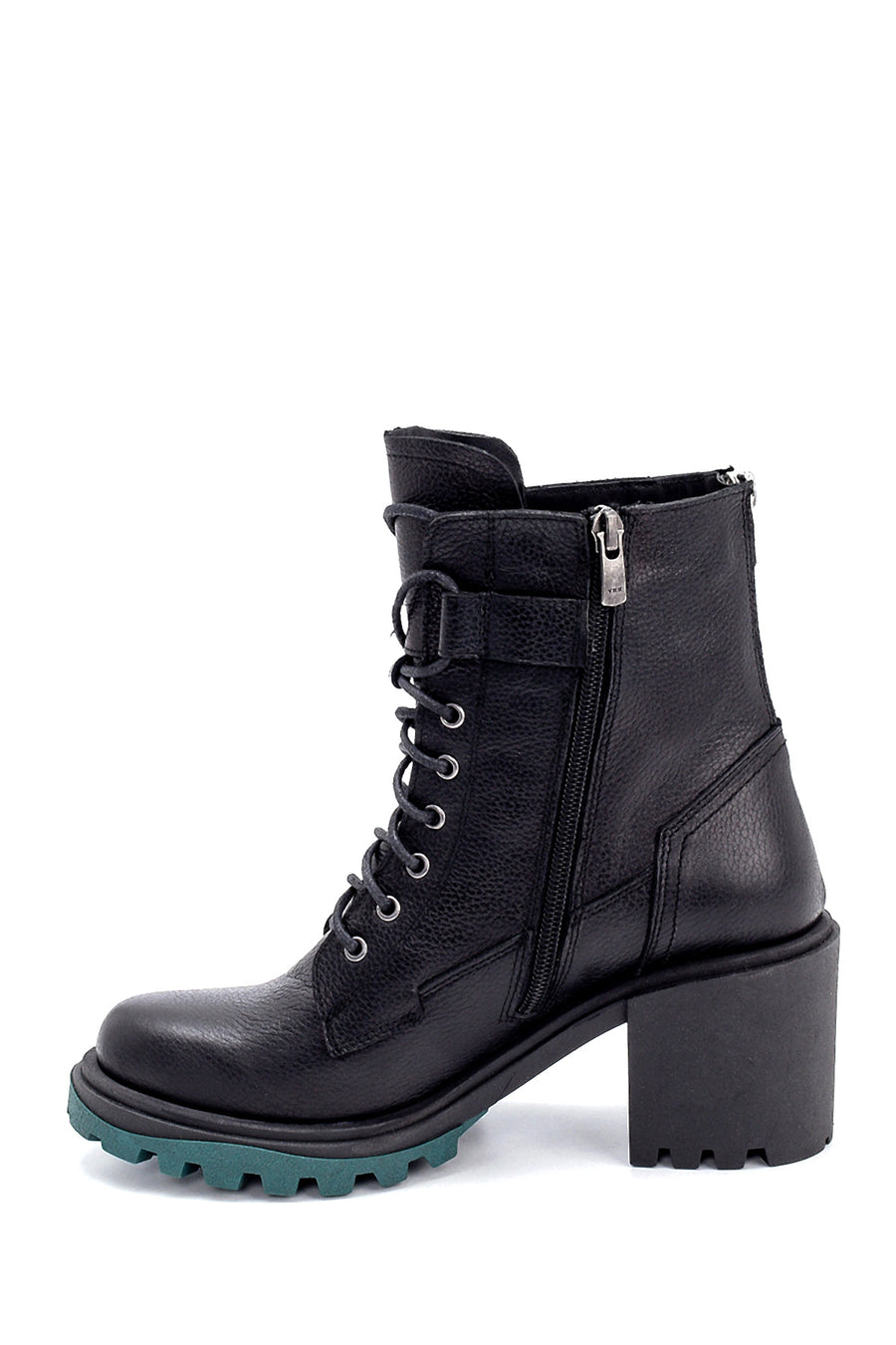 Women's Leather Heeled Boots