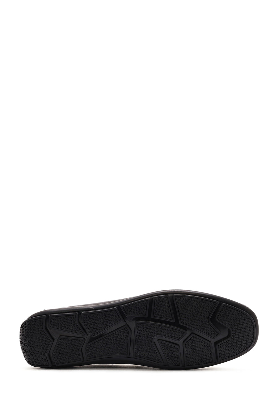 Men's Black Tasseled Leather Loafer